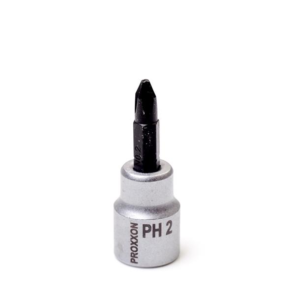 Proxxon 23595 Phillips screwdriver bits 3/8", PH 2 