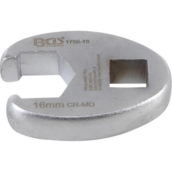 BGS 1756-16 Crowfoot Spanner, 10 mm (3/8") Drive, 16 mm