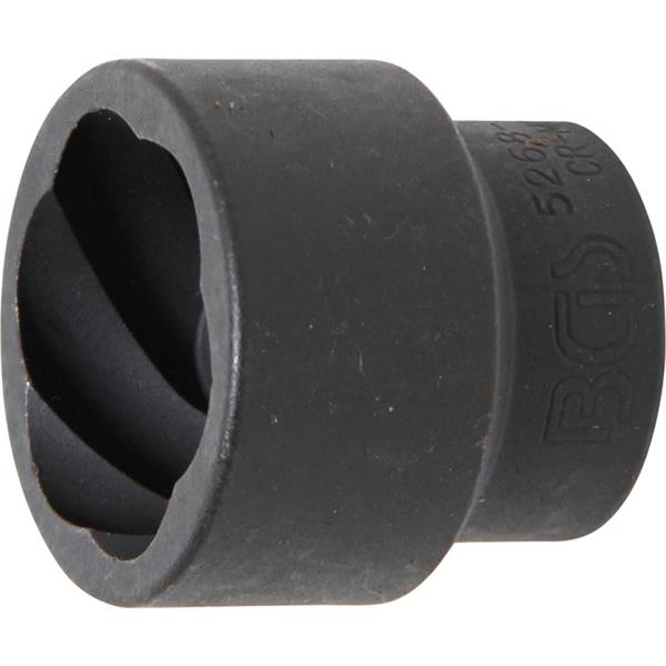 BGS 5268-36 Twist Socket (Spiral Profile) / Screw Extractor, 20 mm (3/4") Drive, 36 mm