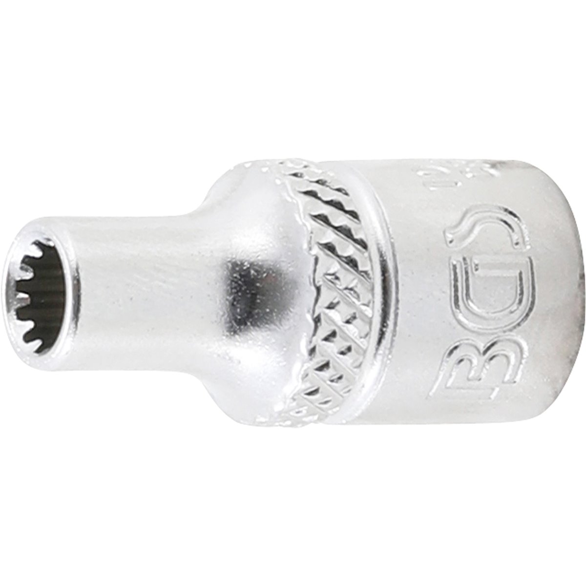 BGS 10104 Socket, Gear Lock, deep, 6,3 mm (1/4") D rive, 4 mm