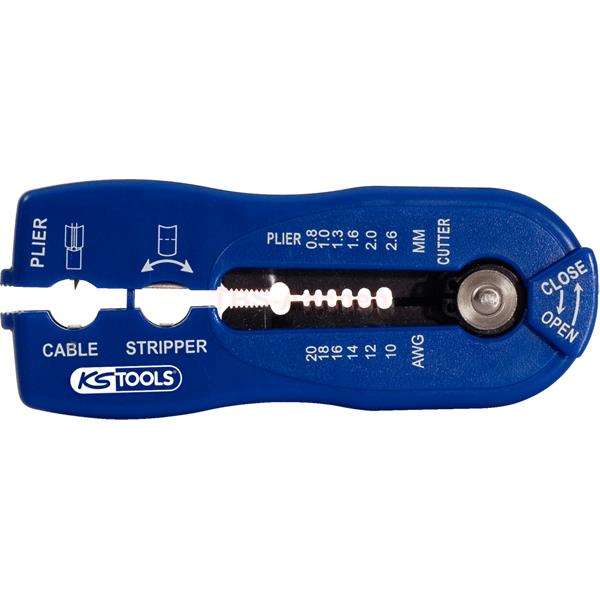 KS-Tools 115.1252 Multi-funct.stripping tool, 0.8- 2.6mm