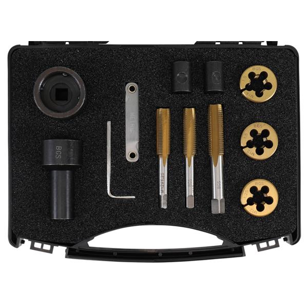 BGS 1988 Tap and Die Set for Wheel Studs & Nuts, 1 2 pcs.