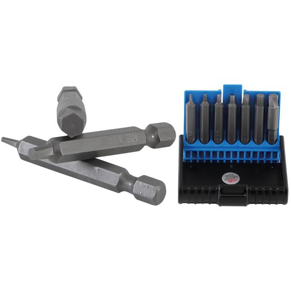 BGS 5289 Screw Extractor Set, for damaged internal Hexagon 1.5 - 6 mm, 7 pcs.