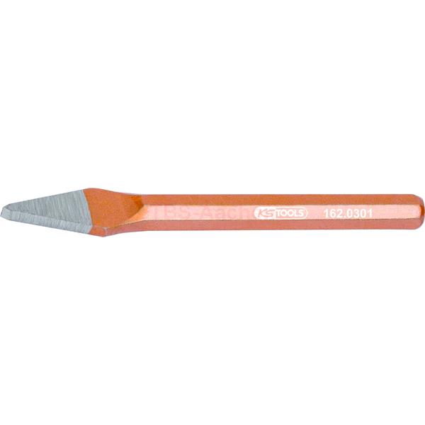 KS-Tools 162.0301 Cross chisel, 8 point, 4x125mm 