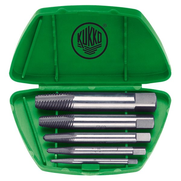 Kukko 49-T-A Screw Extractor Set (5 Parts) Super T raction, For Ø 3-20 Mm