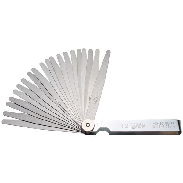 BGS 3083 Precision Feeler Gauges, 20 Blades 