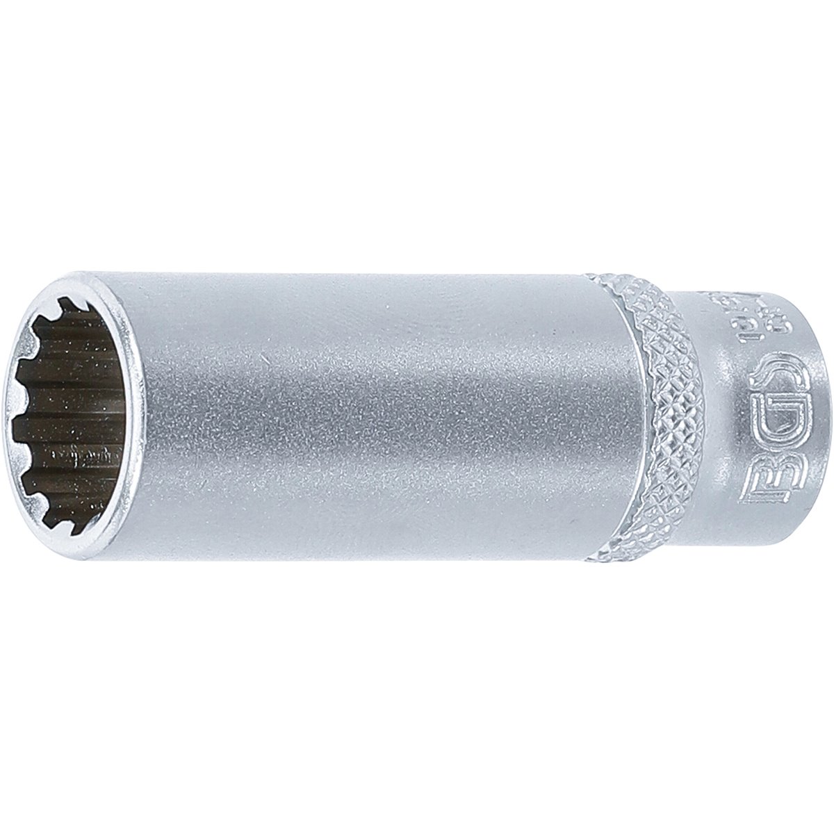 BGS 10162 Socket, Gear Lock, deep, 6.3 mm (1/4") D rive, 12 mm