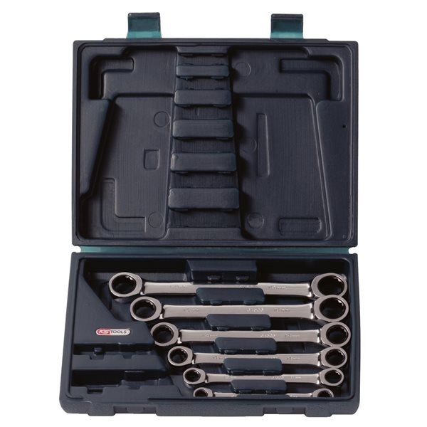 KS-Tools 503.4556 GEAR+ Doppelringschlüssel-Satz,6 