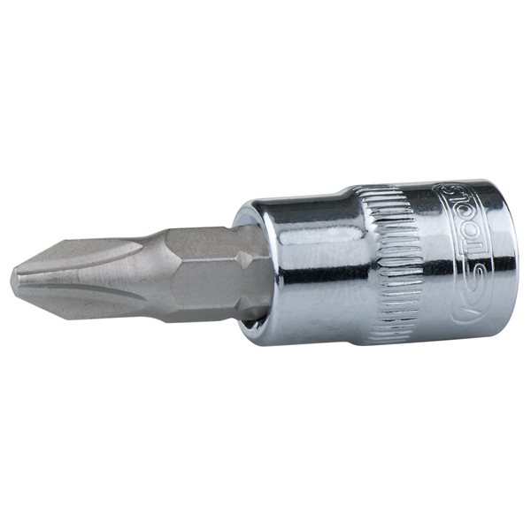 KS-Tools 918.3891 3/8" CHROME+ Bit-Stecknuss,PH3 