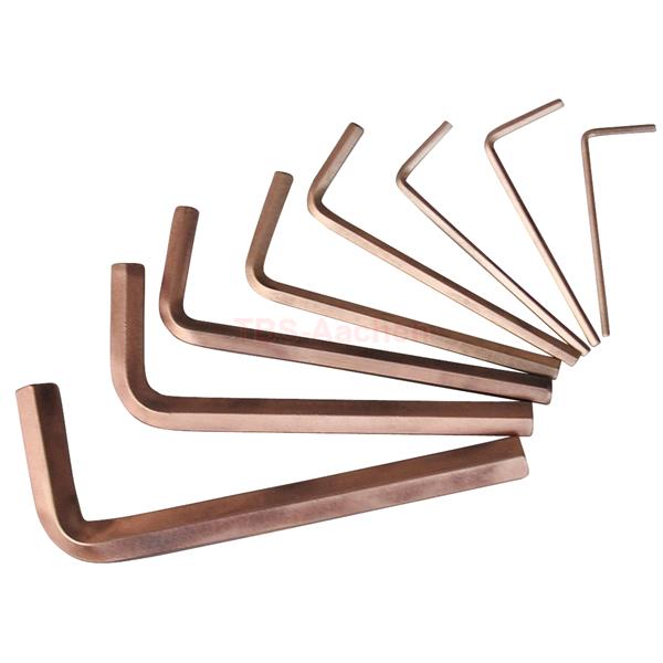 KS-Tools 963.1515 BRONZEplus Innensechskant-Winkel stiftschlüssel-Satz lang 8-tlg.