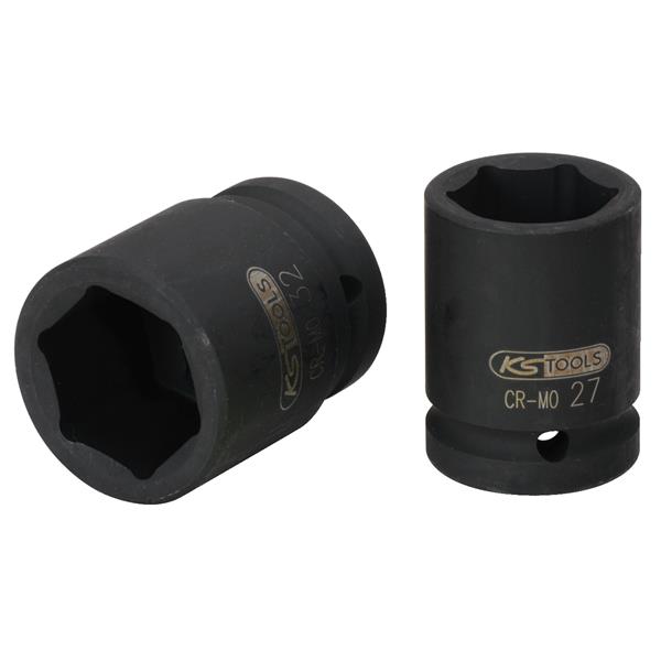 KS-Tools 515.1393 Hexagon impact socket, short, 3/ 4", 1.5/16"