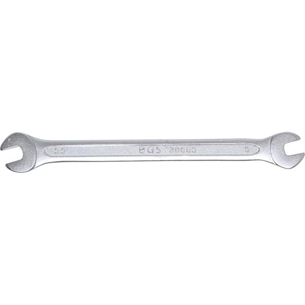 BGS 30605 Double Open End Spanner, 5 x 5.5 mm 