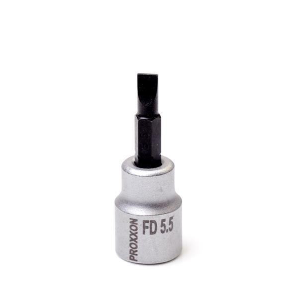 Proxxon 23592 Flat screwdriver bits 3/8", 5.5 mm 