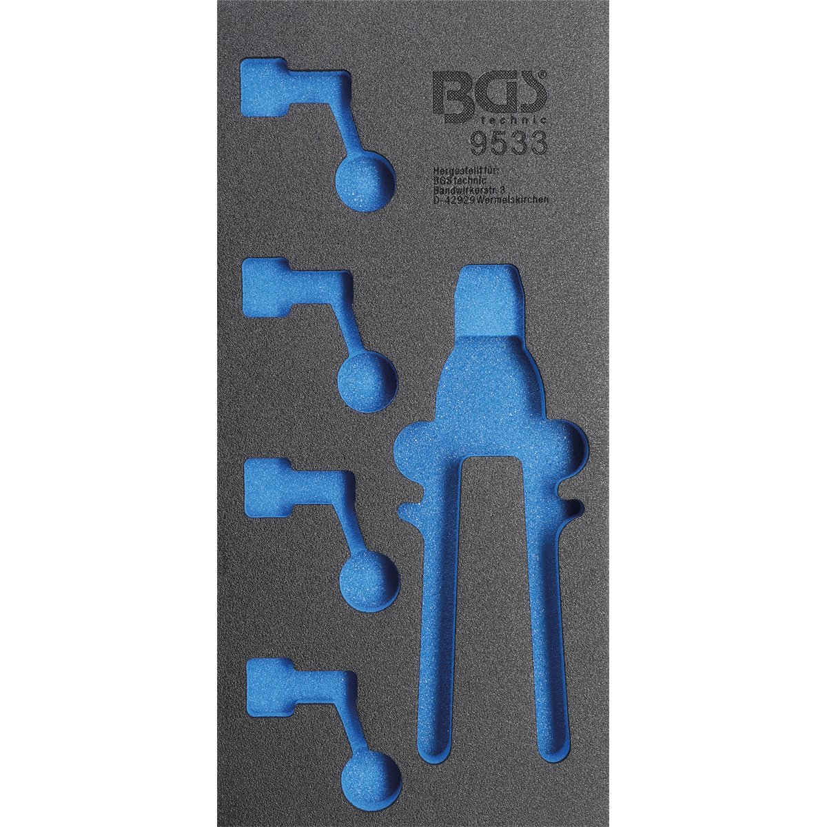 BGS 9533-2 Tool Tray 1/3, empty, for BGS 9533 