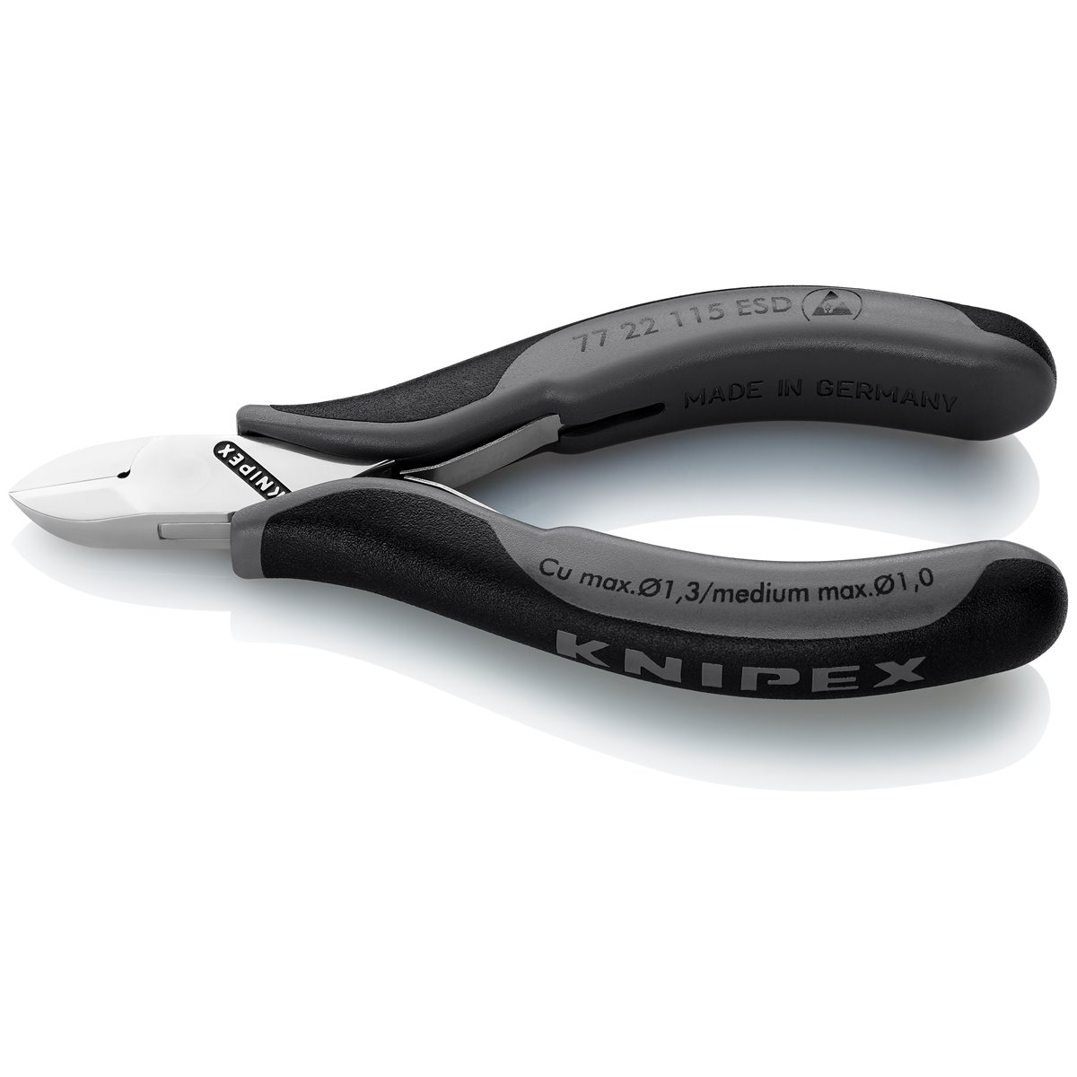 Knipex 77 22 115 ESD Elektronik-Seitenschneider ider ESD