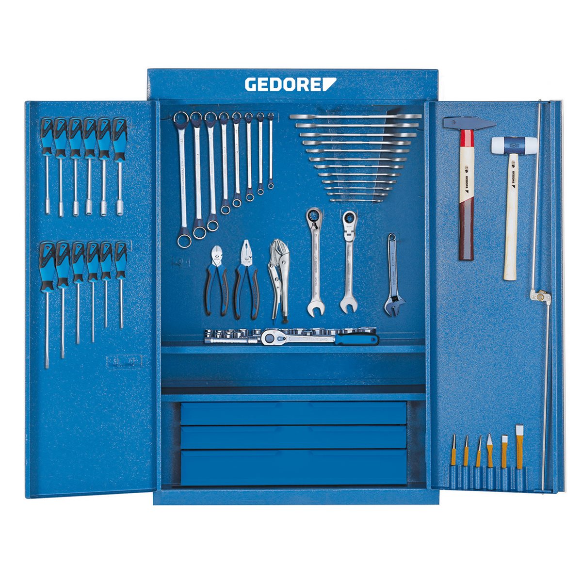 Gedore 1400 G Tool cabinet with tool assortment S 1400 G