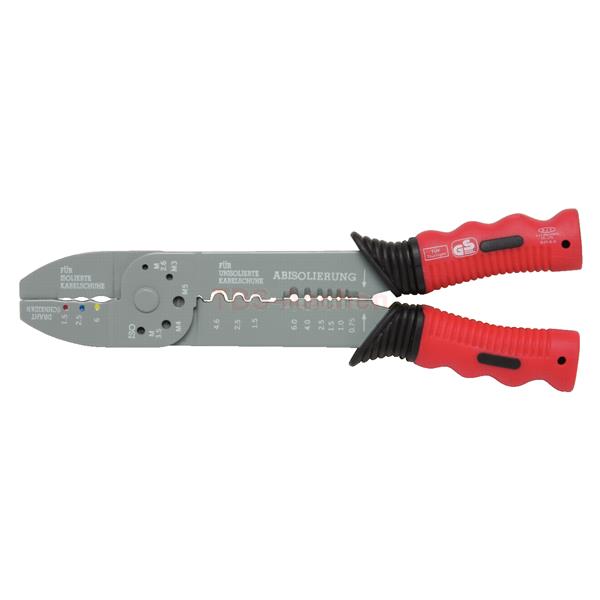 KS-Tools 115.1231 Multifunction pliers for insulat ed and non insulated cable terminals, 220mm