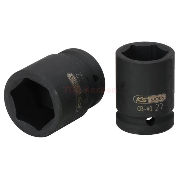 KS-Tools 515.1324 Hexagon impact socket, short, 3/ 4", 24mm