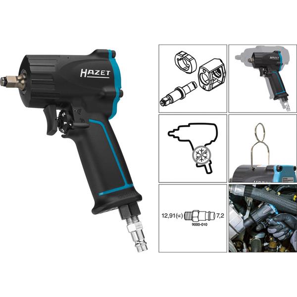 Hazet 9011M Impact wrench, extra short