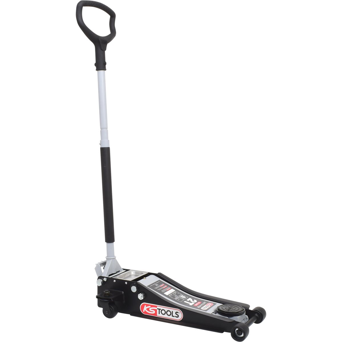 KS-Tools 161.0367 ULTIMATEline hydraulic steel l trolley jack 2 t