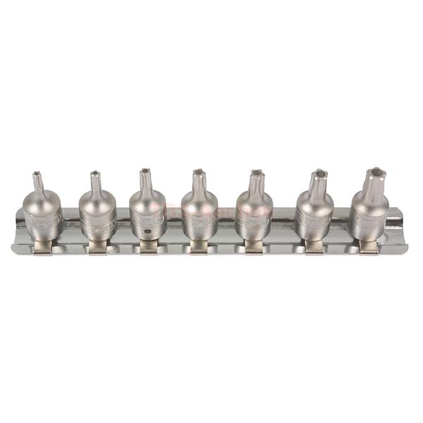 KS-Tools 911.1470 1/4" Bit socket set five star ta mperproof, 7 pcs