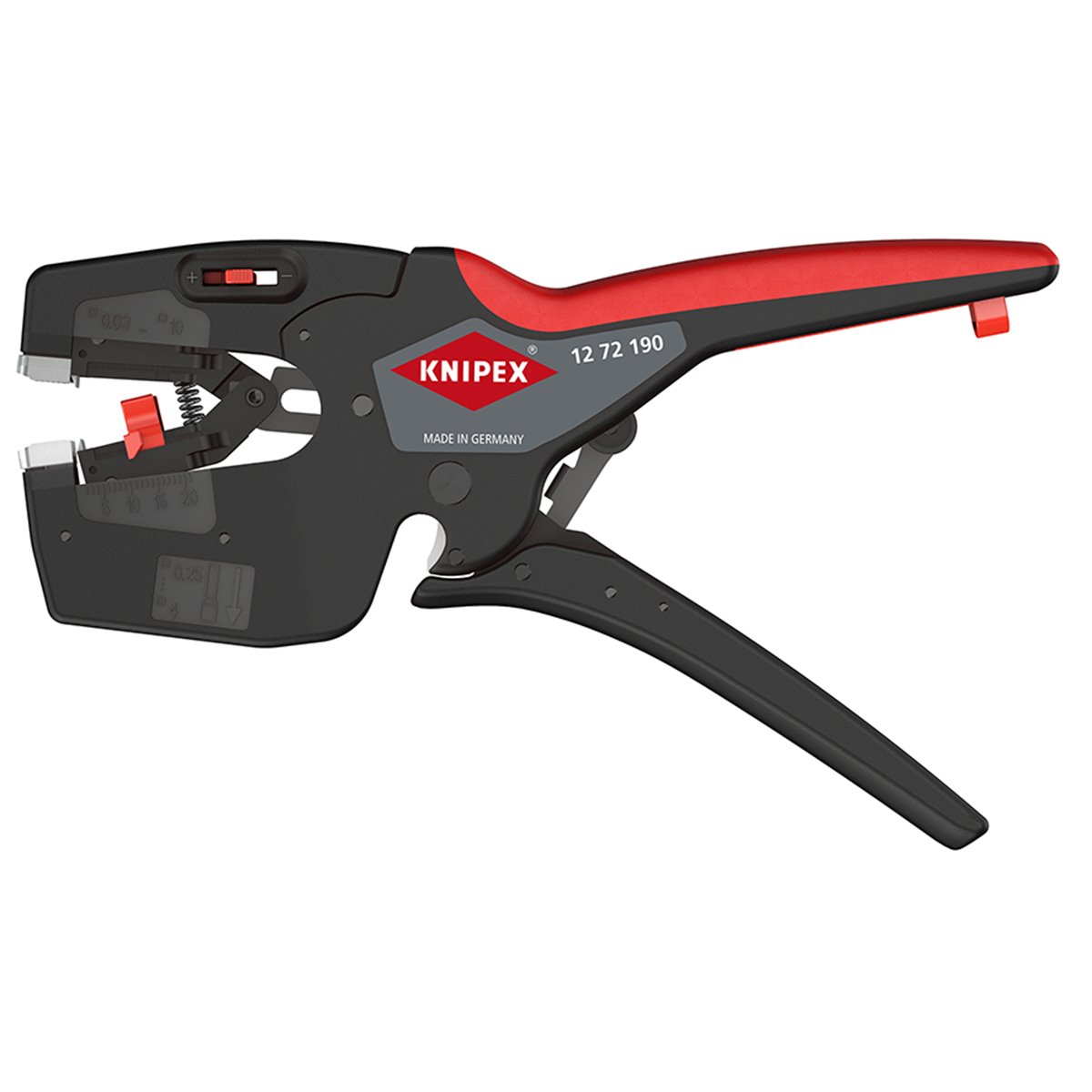 Knipex 12 72 190 NexStrip Multi-Tool with non-slip plastic grips 190 mm