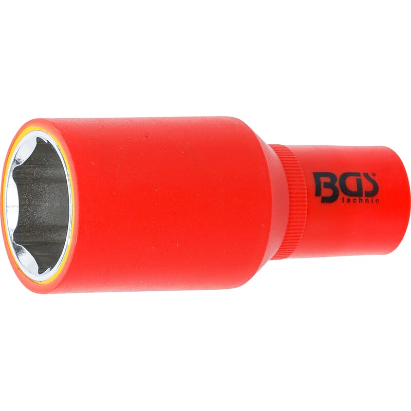 BGS 72077 VDE Socket, Hexagon, 12.5 mm (1/2") Driv e, 27 mm