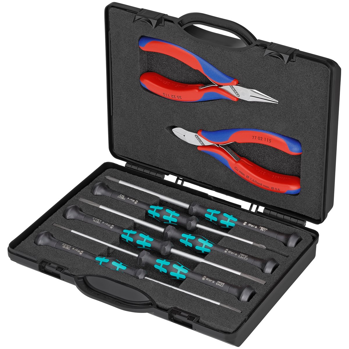 Knipex 00 20 18 TOOL CASE FOR ELECTRONICS 