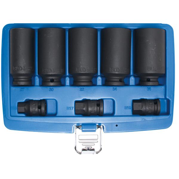 BGS 5335 Drive Shaft Socket Set, 27 - 36 mm, 8 pcs .