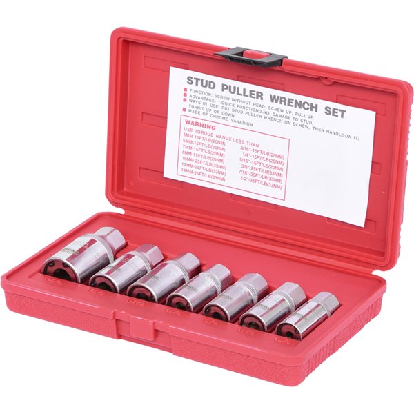 KS-Tools 152.1101 Stud extractor set, 7 pcs 