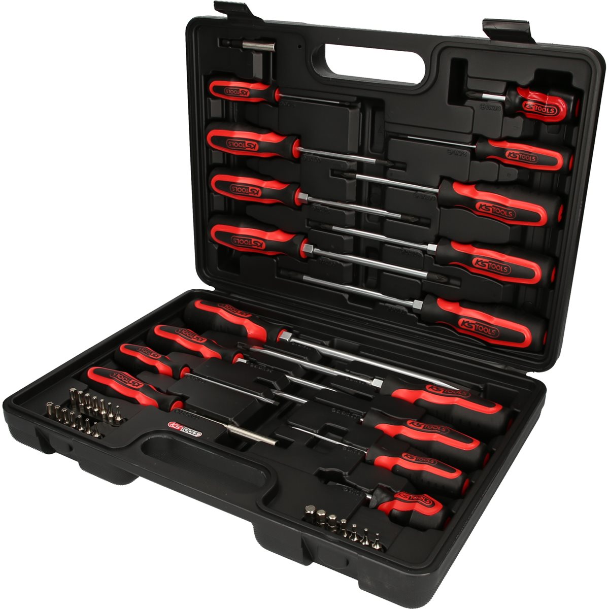 KS-Tools 159.0100 ERGOTORQUEplus screwdriver and b it set, 39 pcs