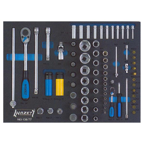 Hazet 163-138/77 Steckschlüsselsatz, 77teilig