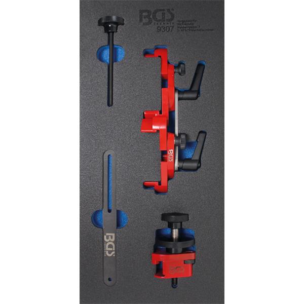 BGS 9307 Tool Tray 1/3: Camshaft Sprocket Locking Tool Set, universal