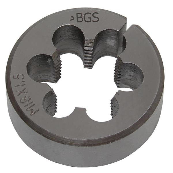 BGS 1900-M18X1.5-S Threading Die, M18 x 1.5 x 38 m m