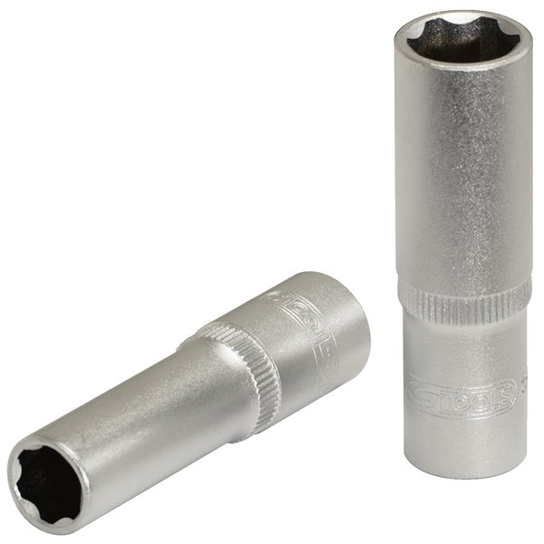 KS-Tools 911.3833 3/8" SUPERLOCK-Stecknuss,lang, 