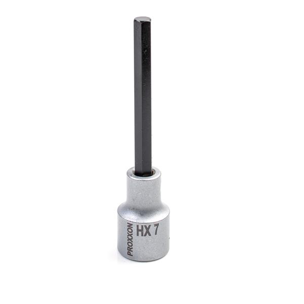 Proxxon 23485 Innensechskant-Nuss 1/2",  lang 7 mm