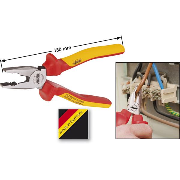 Vigor V2628 VDE combination pliers