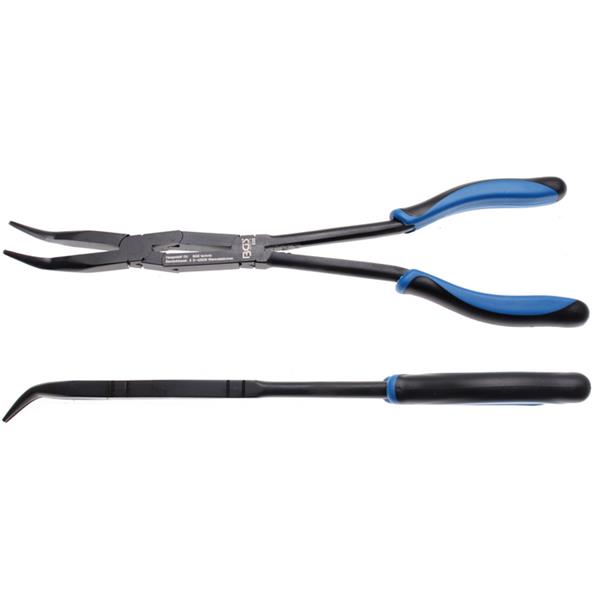 BGS 535 Double-Joint Pliers, offset Tips, 350 mm 