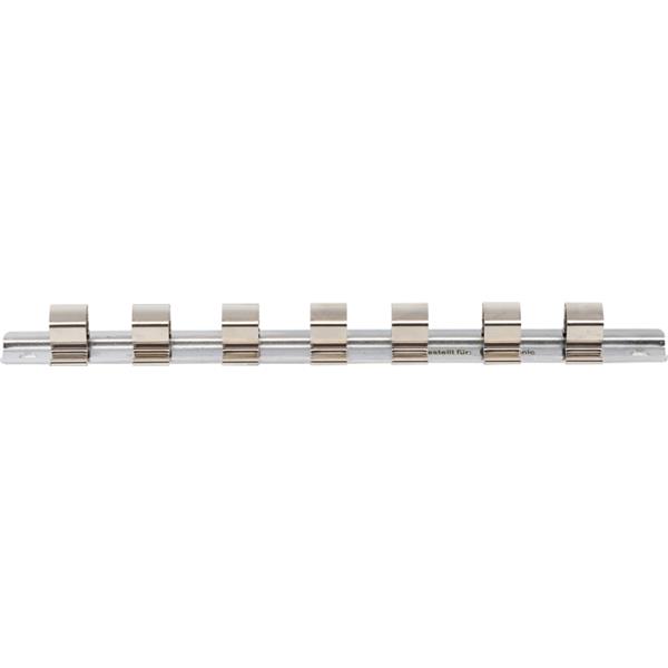 BGS 2318 Socket Rail with 7 Clips, 12.5 mm (1/2") 