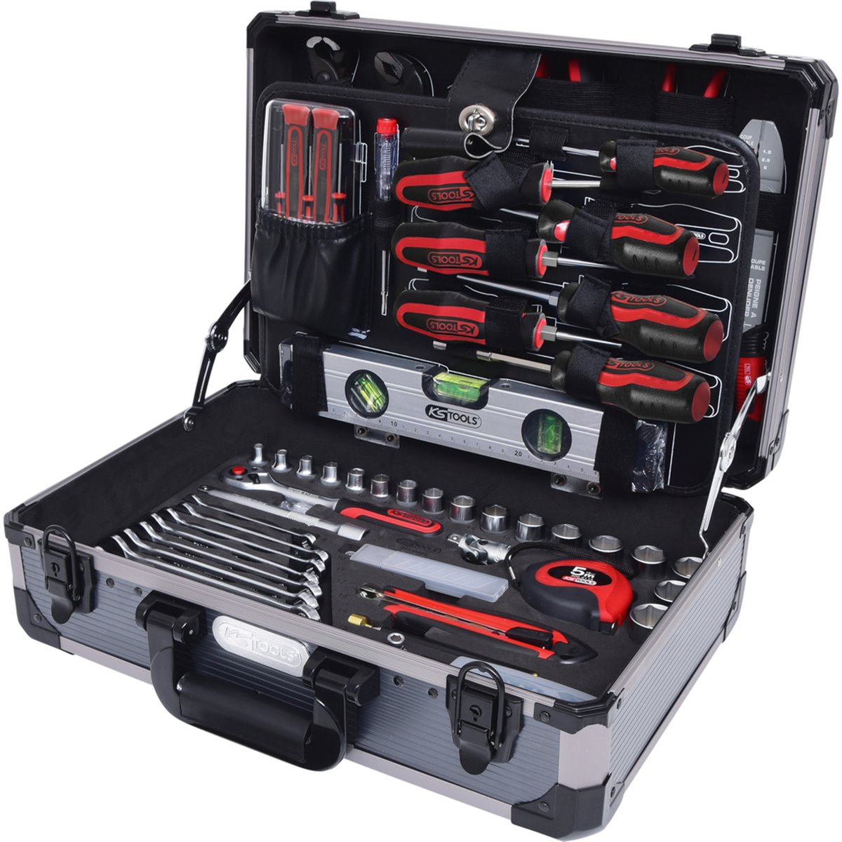 KS-Tools 911.0665 3/8" Universal tool kit set, 165 pcs