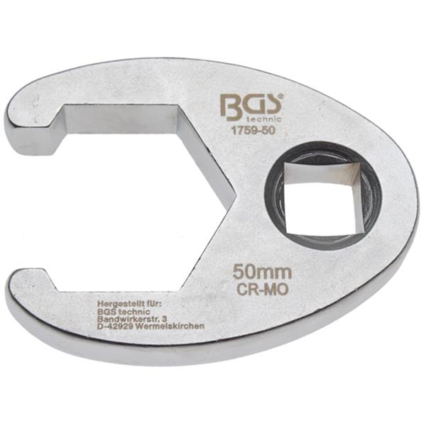 BGS 1759-50 Hahnenfußschlüssel, Antrieb Innenvierk ant 20 mm (3/4"), SW 50 mm