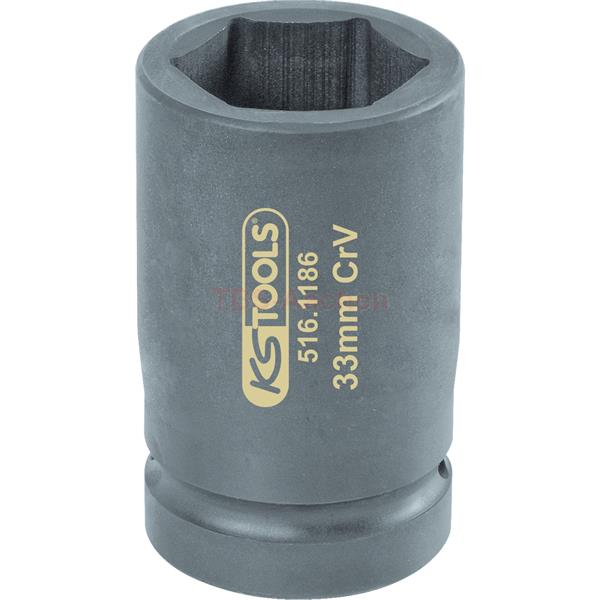 KS-Tools 516.1186 1" Socket, hexagonal 33 mm 