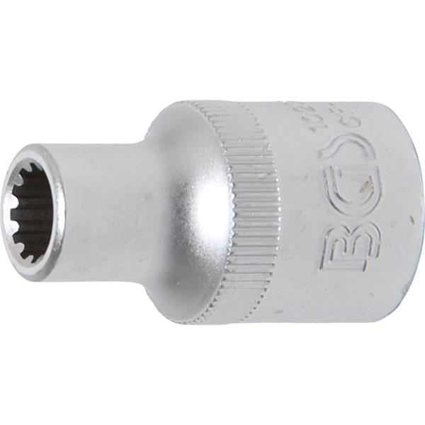 BGS 10208 Steckschlüssel-Einsatz Gear Lock, Antrie b Innenvierkant 12,5 mm (1/2"), SW 8 mm