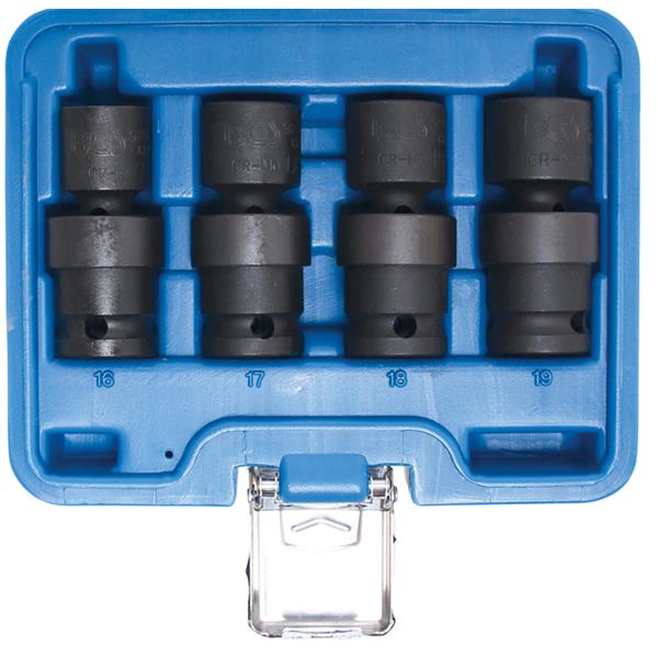 BGS 5200 Impact Ball Joint Socket Set, 12.5 mm (1/ 2") Drive, 4 pcs.