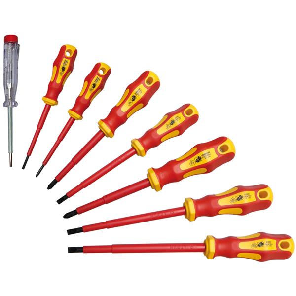 BGS 35838 VDE Screwdriver Set, 8 pcs. 