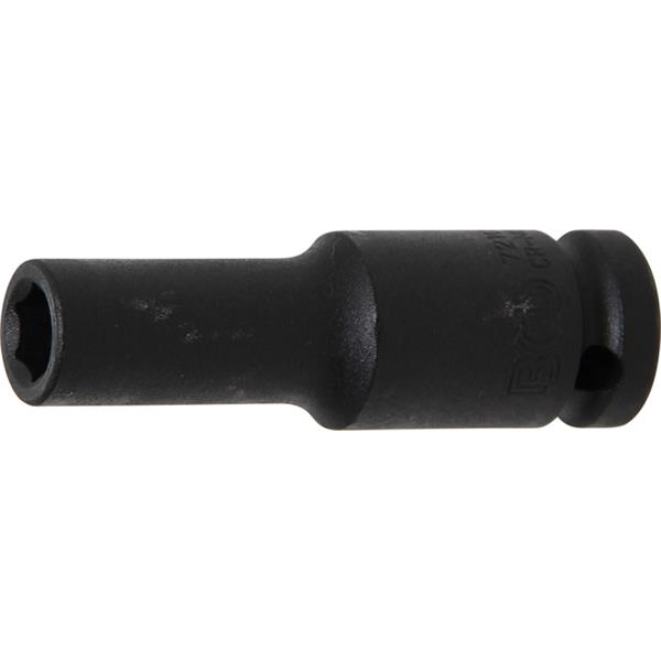 BGS 7210 Kraft-Steckschlüssel-Einsatz Sechskant, t ief, Antrieb Innenvierkant 12,5 mm (1/2"), SW 10 m
