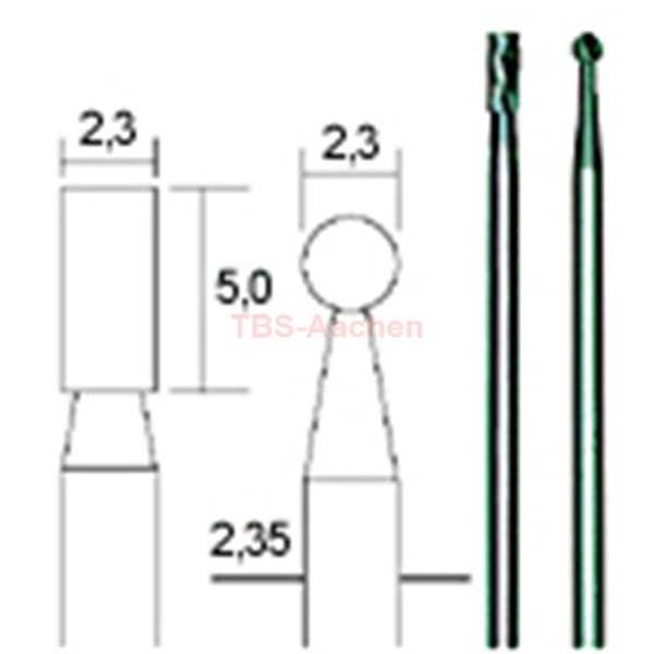 Proxxon 28750 Tungsten carbide millers, 2 pieces 