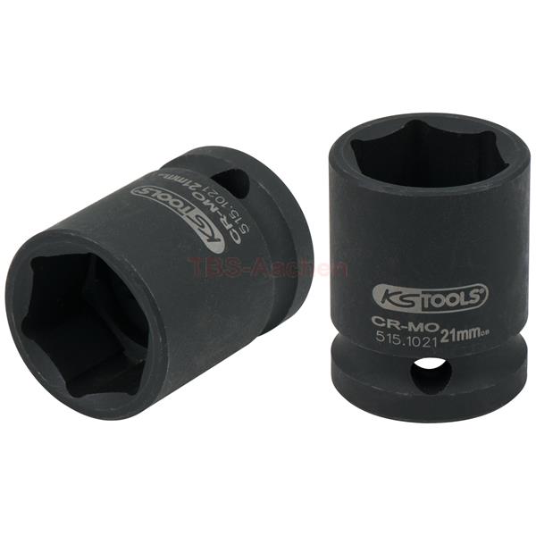 KS-Tools 515.1021 1/2" Hexagon impact socket short , 21mm
