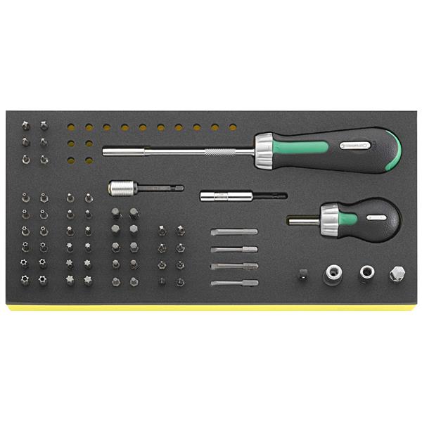 Stahlwille TCS 4008/8/52 Bitratschen-Satz 1/4" kschluesseleinsaetzen