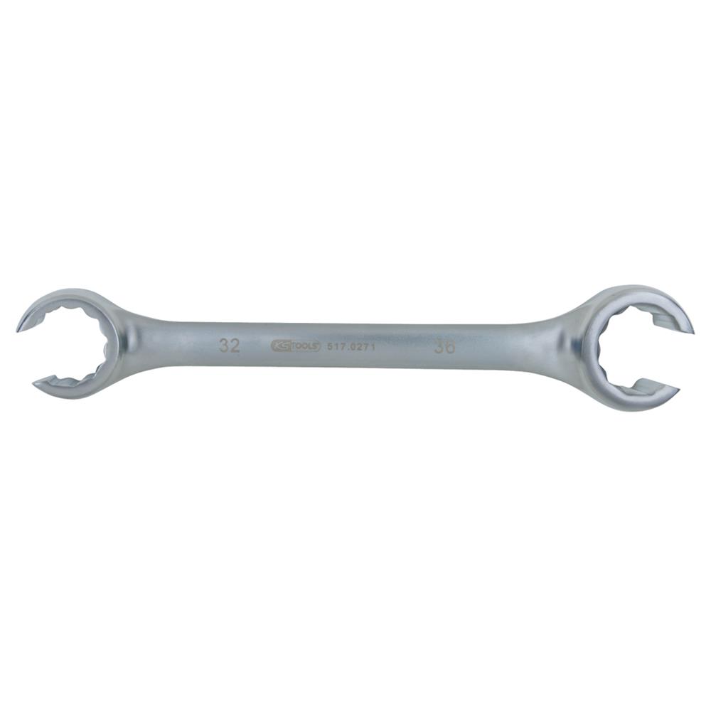 KS-Tools 517.0271 CLASSIC Offener Doppel-Ringschlü ssel, abgewinkelt, 32x36mm